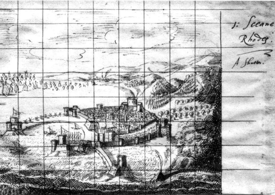 The Siege of Rhodes,
first shutter scene