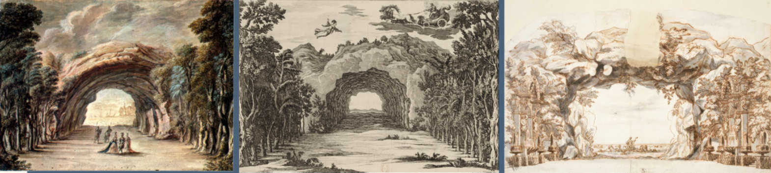 Landscape with cave